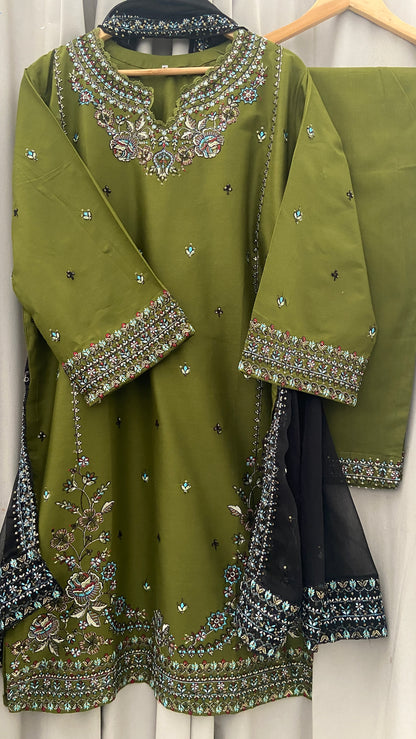 PURE LAWN Embroidery 3PC