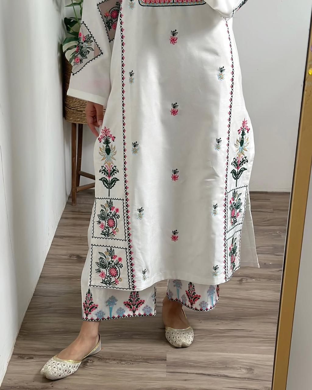 WHITEDOVE LAWN EMB 2PC