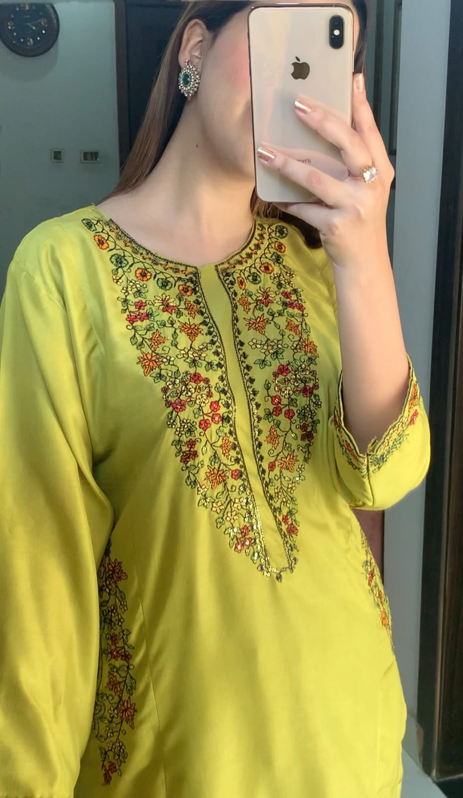 Pocket Sequence Embroidary 2pcs