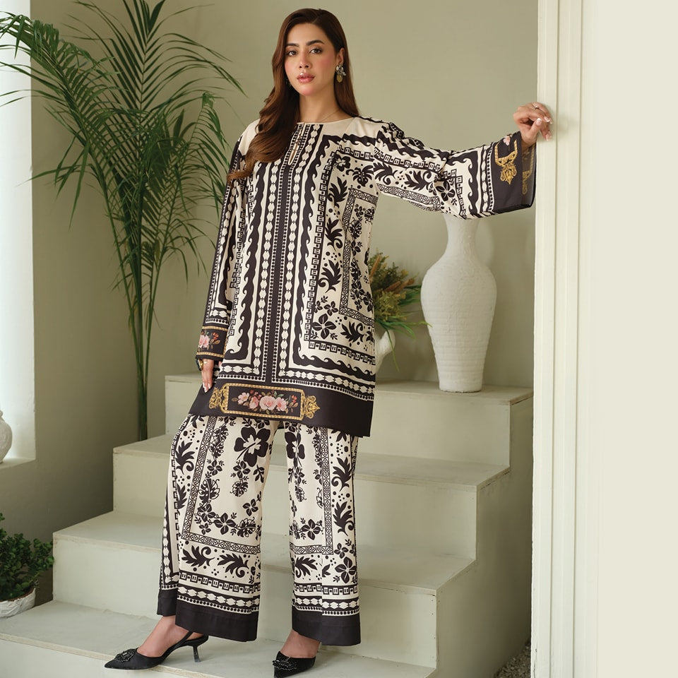 HANIA AMIR DIGITAL PRINT 2PC