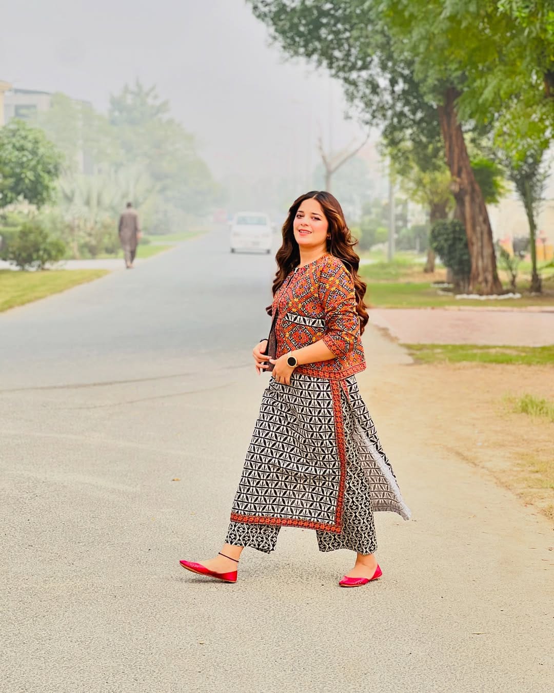 Ajrak koti digital printed 3pc