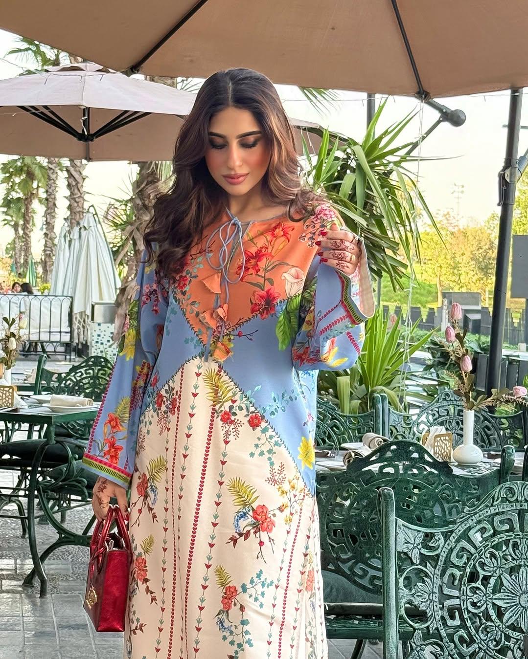 Azmin digital print 2pc